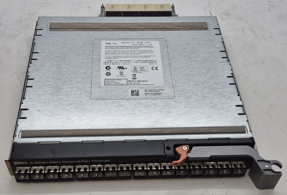 C57VM Dell M1000e 8/4Gbps 16 Port Fibre Channel Pass Through Module - Image 1 of 4