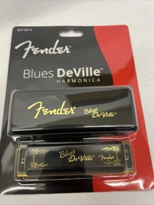 Fender Blues DeVille 10-Hole Diatonic Harmonica with Case, Key of G - Picture 1 of 3