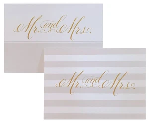 16 ct. Wedding Card Set - Mr. and Mrs. - Picture 1 of 3