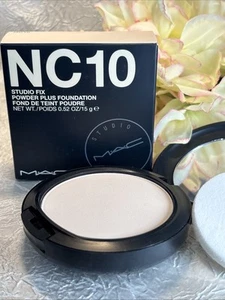 MAC Studio Fix Powder Plus Foundation - NC10 FullSize ORIGINAL formula NIB Free - Picture 1 of 1