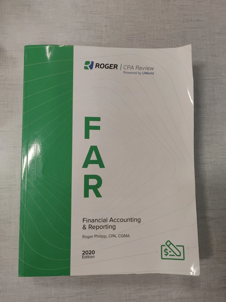 Roger CPA Review FAR Financial Accounting & Reporting 2020 Edition - Image 1 of 4