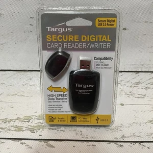 Targus Secure Digital SD Card Reader Writer USB High Speed For PC/Mac New - Picture 1 of 3
