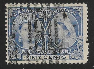 Canada Scott Unitrade 60  50 cents Diamond Jubilee Issue  Used F  VF - Image 1 of 2