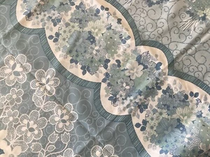 Vintage Retro St Michael Blue Floral Single Duvet Cover - Picture 1 of 7