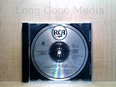 Heart On The Line от House Of Lords (CD, промо, сингл, 1991, RCA) - Изображение 1 из 2
