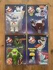The Real Ghostbusters Lot Of 4 Bug-Eye Fearsome Flush Green Ghost Stay Puft New