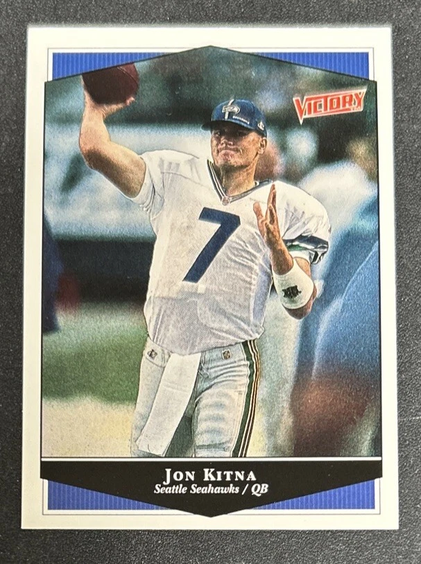 1999 Upper Deck Victory Jon Kitna Football Card #247 Seahawks QB VG O/C - Image 1 of 2