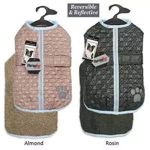 Zack & Zoey Dog Warm Reversible Reflective Waterproof Thermal NorEaster Coat - Picture 1 of 6