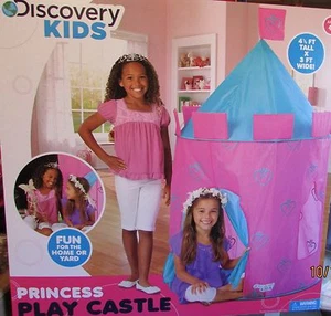 Discovery Kids Indoor Outdoor Princess Play Castle Tent Pink Purple - NIB! - Picture 1 of 5