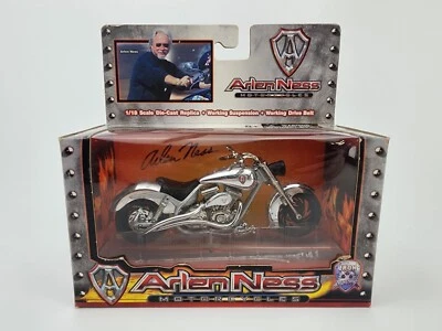 Arlen Ness Motorcycles Outlaw Steel Iron Legends Motorcycle 1:18 Scale #99210 - Image 1 of 4