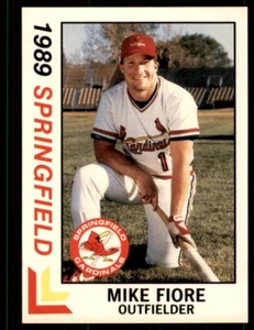 1989 Best Springfield Cardinals Mike Fiore Springfield Cardinals #1 - Picture 1 of 2