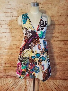 Vintage Style Easy Summer Cotton Boho Hippie Dress Bust Sz 40", Length 32" - Picture 1 of 5