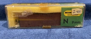VINTAGE 1970s N-GAUGE MINITRIX FLAT CAR W REMOVABLE SIDE STAKES 3241 AS NEW!!! - Picture 1 of 9