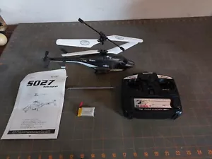 SYMA S027 Helicopter Untested w Remote - Picture 1 of 8