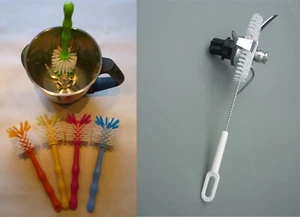 1 Set Bürste Reinigungsbürste + Messerb., ideal für Thermomix Töpfe TM5 TM6 - Bild 1 von 2