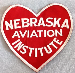 Nebraska Aviation Institute Civilian Training 8" Uniform Patch 1940-50s NOS New - Picture 1 of 4