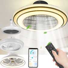 5 Styles Modern Remote Led Ceiling Fan with Light Bedroom Living Room Fan Lamp