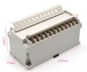 1pc 154*75*71mm enclosure electrical din rail housing case switch box - Picture 1 of 4