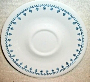 Un platillo de repuesto vintage Corning Ware Corelle azul copo de nieve de 6-1/4" - Imagen 1 de 3