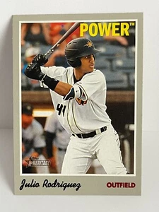 2019 Topps Heritage Minor League Julio Rodriguez #121 Power Seattle Mariners - Picture 1 of 2
