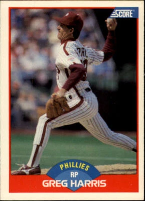 1989 Score #476 Greg A. Harris - NM - Image 1 of 2