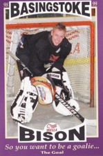 BJARNE LEVISON, BASINGSTOKE BISON, RARE 1998-1999 'THE GOAL' CARD.