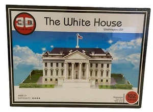 The White House 3D Jigsaw Puzzle Model 102 Pieces Washington DC Sealed - Picture 1 of 10
