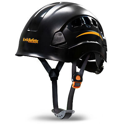 KwikSafety ARMADILLO Hard Hat ANSI OSHA Vented Climbing Helmet Black • 41.53€