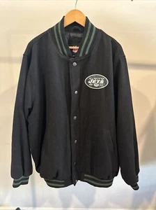 Vintage New York Jets NFL Varsity Letterman Wollmischung bestickt Herren XXL - Bild 1 von 9