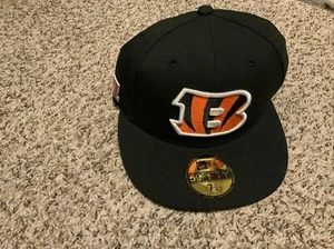 Cincinnati Bengals 59Fifty New Era Super Bowl LVI Hat Black/Orange Men’s 7 1/4 - Picture 1 of 6