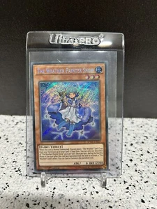 Yugioh! The Weather Painter Snow - SPWA-EN029 - Secret Rare - 1st Edition - Picture 1 of 2