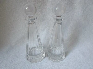 Paloma Picasso Design Villeroy&Boch Essig und Öl 2 Glaskaraffen Bleikristall Top - Picture 1 of 9