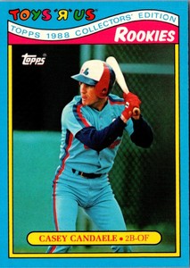 1988 Topps Toys'R'Us Rookies Casey Candaele #7 Montreal Expos