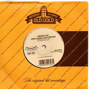 Brenda Lee:Here comes that feeling/Speak to me pretty:UK Old Gold:Re-Issue - Picture 1 of 2