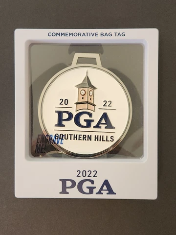 2022 PGA CHAMPIONSHIP Bag Tag (metal) Southern Hills- Major Championship! Cover