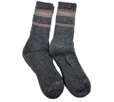 CARHARTT 女式重型保暖袜 2 PK 羊毛衬里 M 码 9-11 全新带标签 — 第 1/4 张图片