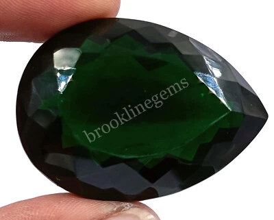 187.70 CT Pear  Shape Green Moldavite EGL Certified Loose Gemstone 5FRX - Image 1 of 4