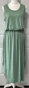 Abito donna verde smanicato maxi elastico in vita Cupshe nuovo con etichetta taglia small - Foto 1 di 10