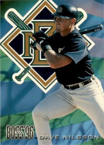 1996 Circa Boss #11 Dave Nilsson Milwaukee Brewers