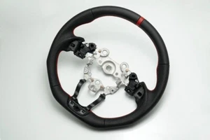 AUTOEXE Leather Sports Steering Wheel Red Mazda MX-5 Miata ND *Steering Only* - Picture 1 of 6