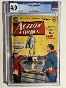ACTION COMICS #161 DC COMICS 1951 GOLDEN AGE CGC 4.0 BEWERTET! - Bild 1 von 2