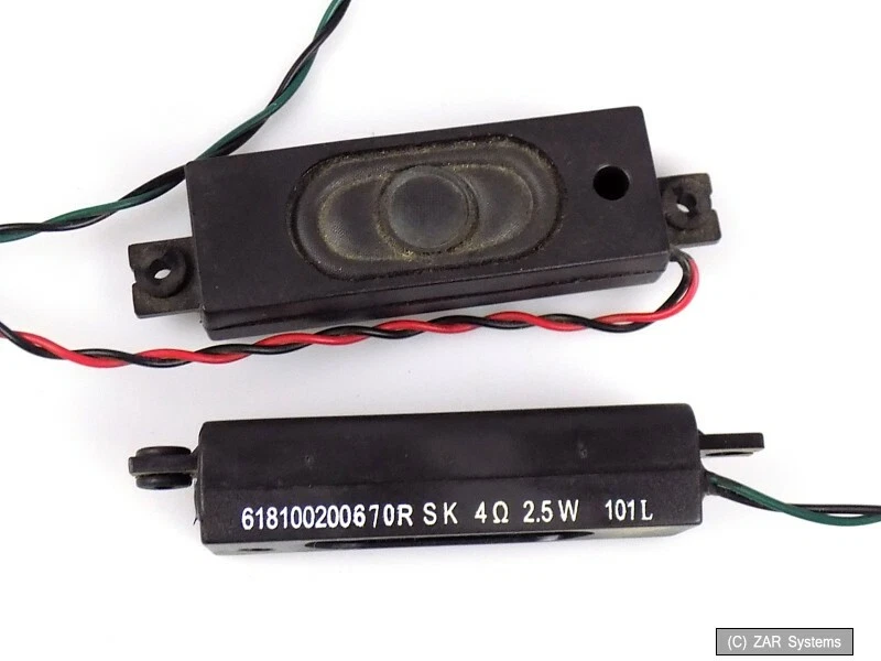Asus VH242 Ersatzteil: 618100200670R 4Ohm 2.5W Speaker Boxen 2x Lautsprecher  - Bild 1 von 1