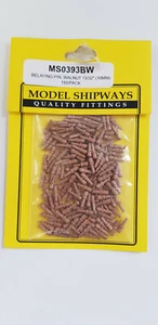 Model Shipways Belaying Pins, CAVIGLIE Walnut 13/32' (10mm) 150 pack MS0393BW - Picture 1 of 1