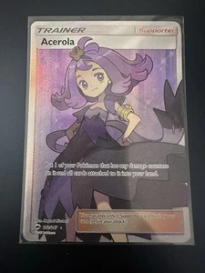 Acerola - 142/147 - Pokemon Burning Shadows Sun Moon Full Art Ultra Rare Card NM - Picture 1 of 2