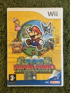 SUPER PAPER MARIO per Nintendo WII - Italiano - PAL Multilingua - No Manuale - - Foto 1 di 8