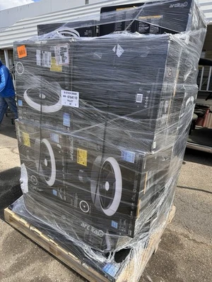 Artika Austin 23" LED Ceiling Fan Dimmable Matte Black Fandelier w/ Remote New - Image 1 of 2