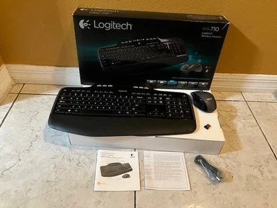 LOGITECH MK700 MK710 M705 MOUSE WIRELESS DESKTOP KEYBOARD W/ BOX, Books, Cable + - Image 1 of 4