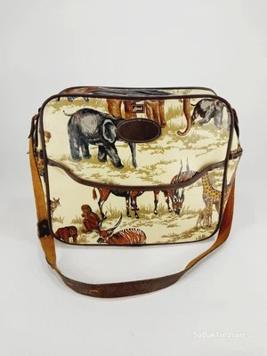 Bolso Mensajero Safari Vintage Abercrombie & Fitch LARK Foto 1 de 4