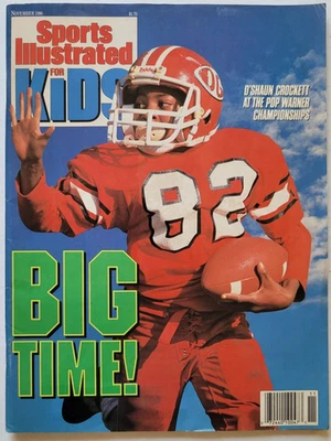 1990 NOVEMBER SPORTS ILLUSTRATED FOR KIDS ISSUE WITH UNCUT CARDS BARRY SANDERS + - Imagem 1 de 3