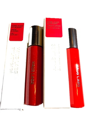 Haus Labs by Lady Gaga Atomic Shake Lip Lacquer RUBY Shine& Bonus Cherry Shine! - Image 1 of 4